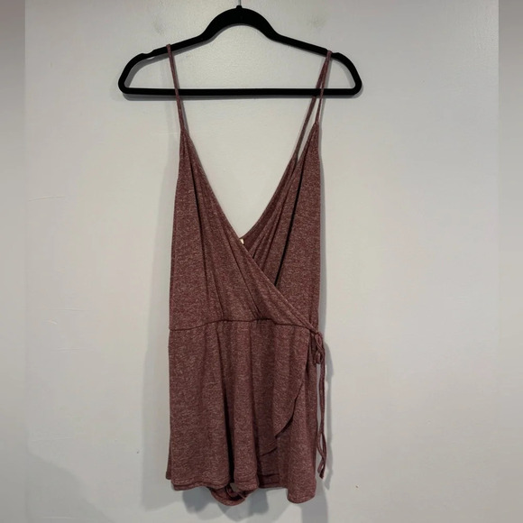 Maroon express lounge romper - Picture 1 of 5
